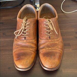 G.H. Bass & Co. Brown Leather Derby Shoes